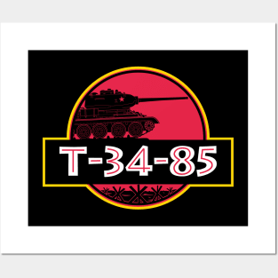 T-34-85 as a dinosaur! Posters and Art